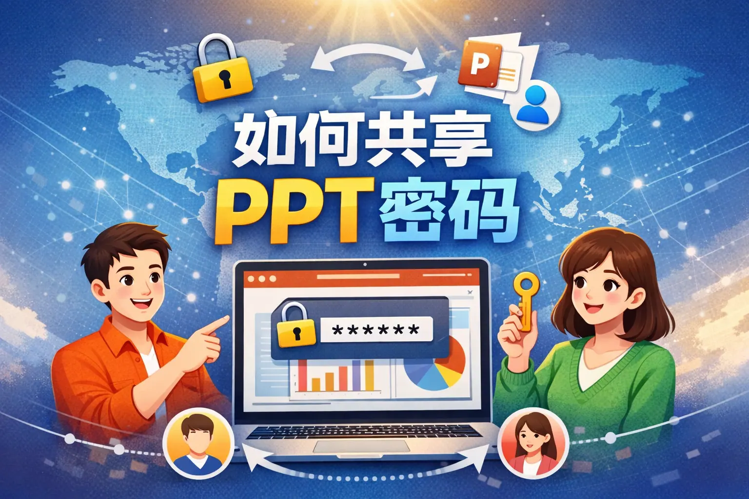 如何共享ppt密码
