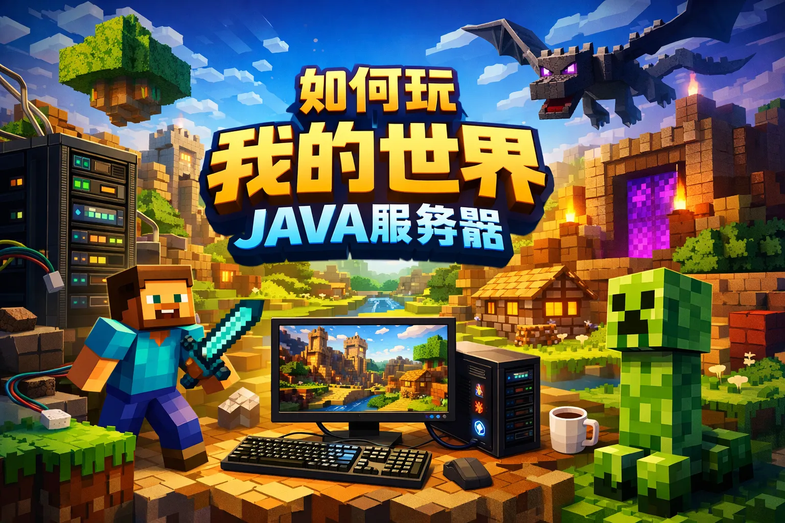 如何玩我的世界java 服务器