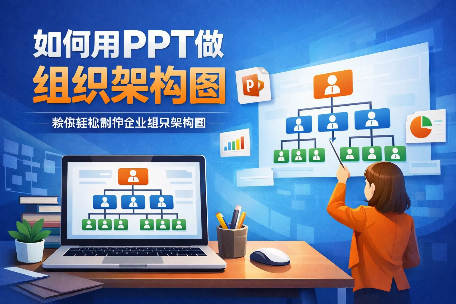 如何用ppt做组织架构图
