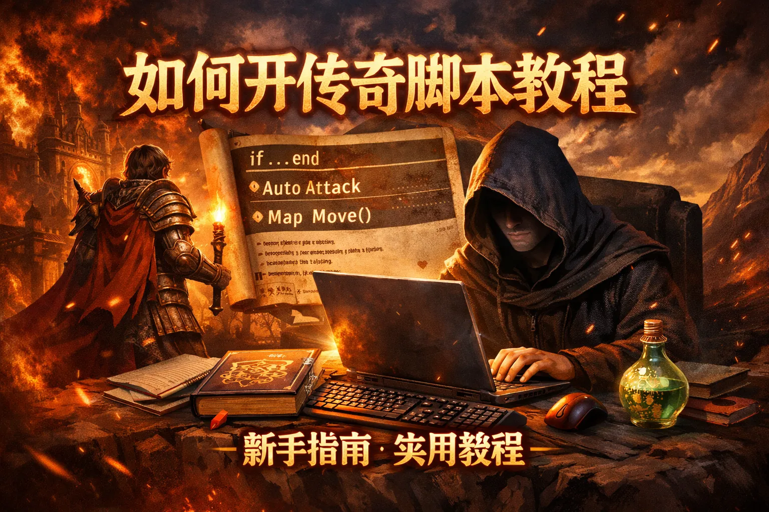 如何开传奇脚本教程