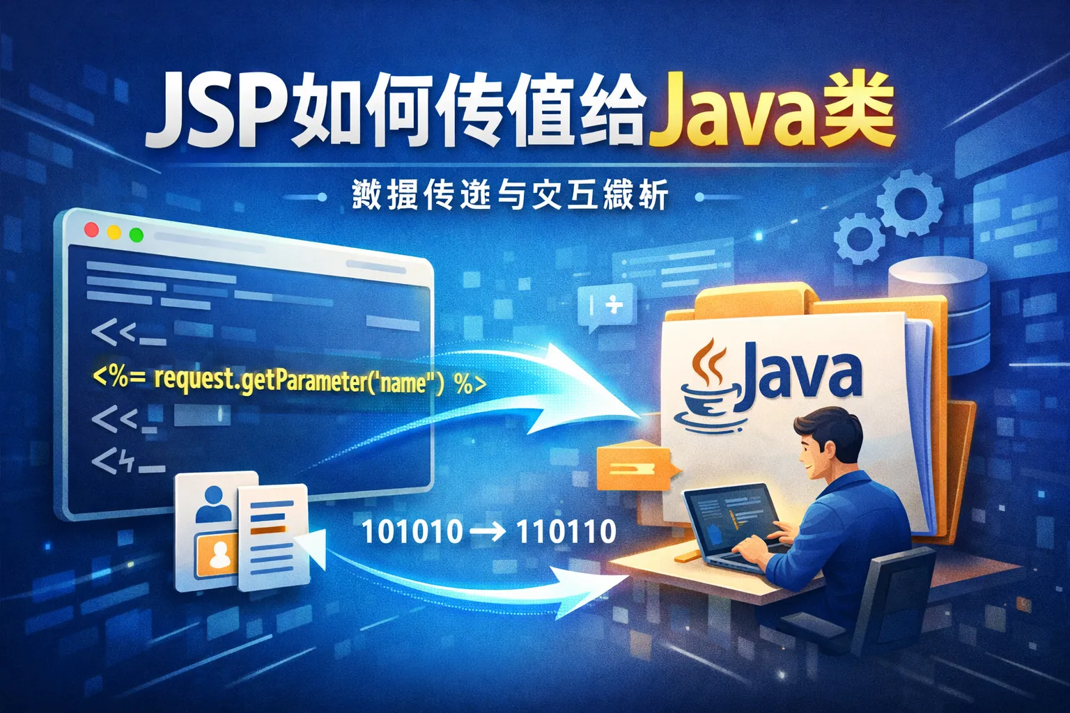 jsp如何传值给java类