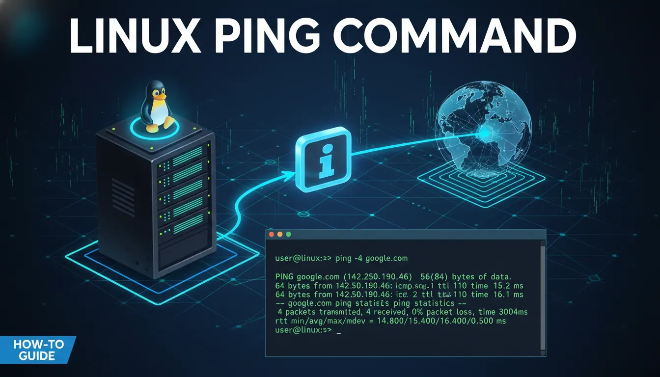 linux下如何使用ping命令