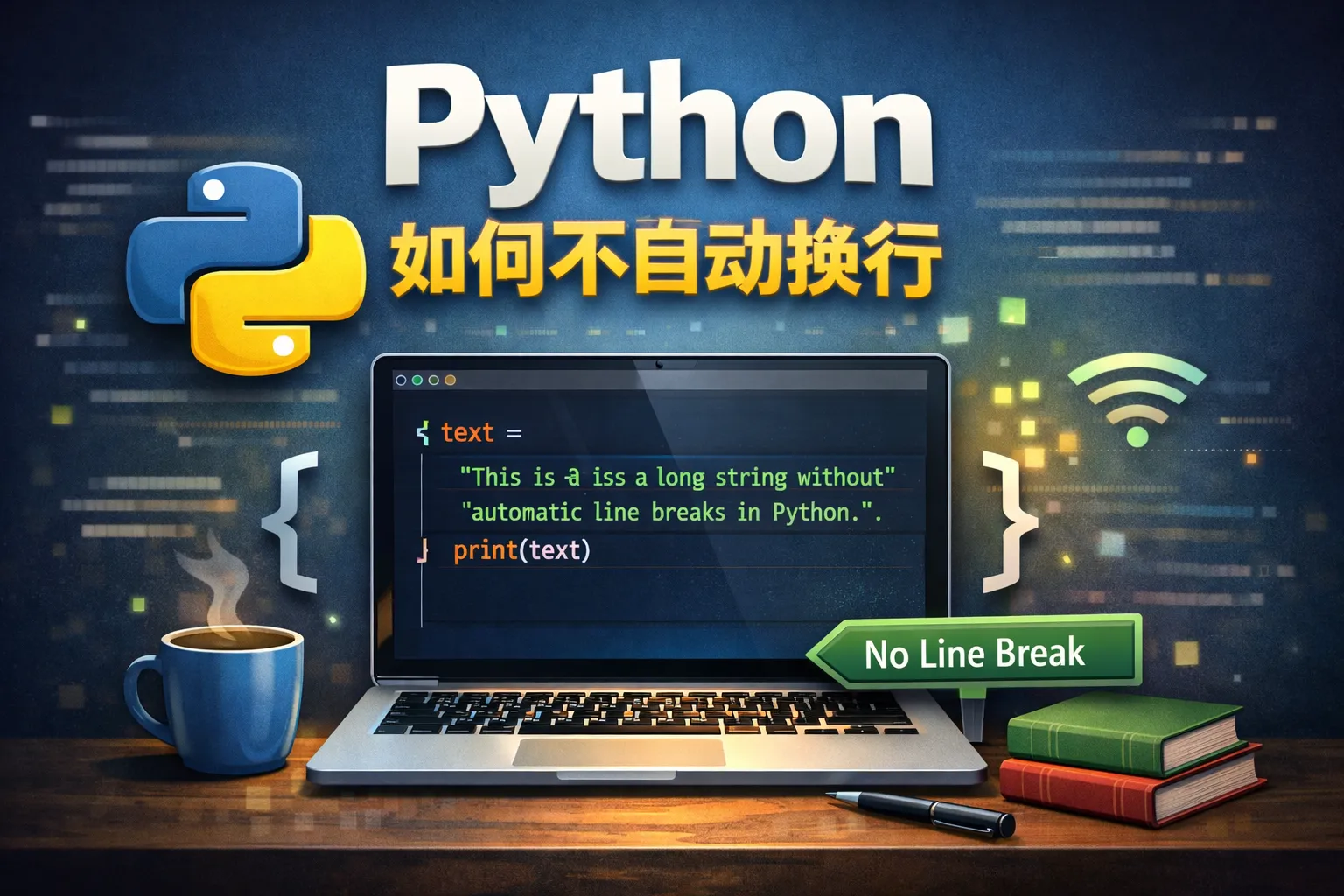 python如何不自动换行
