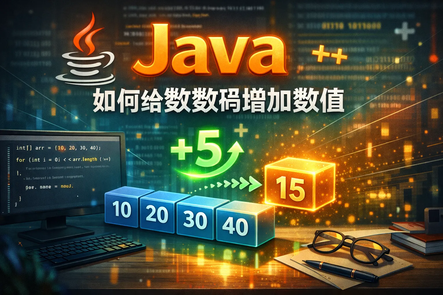java如何给数组增加数值
