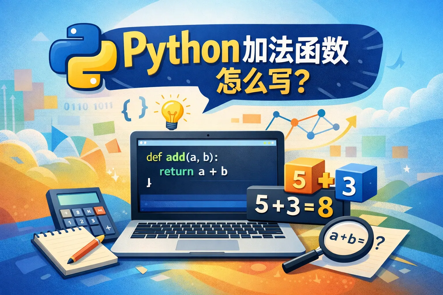 python加法函数怎么写