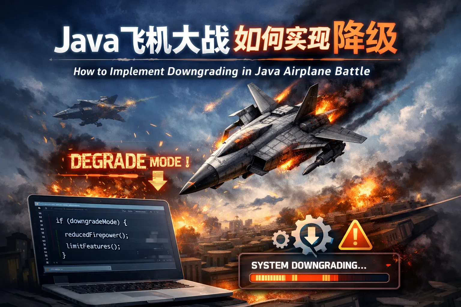 java飞机大战如何实现降级