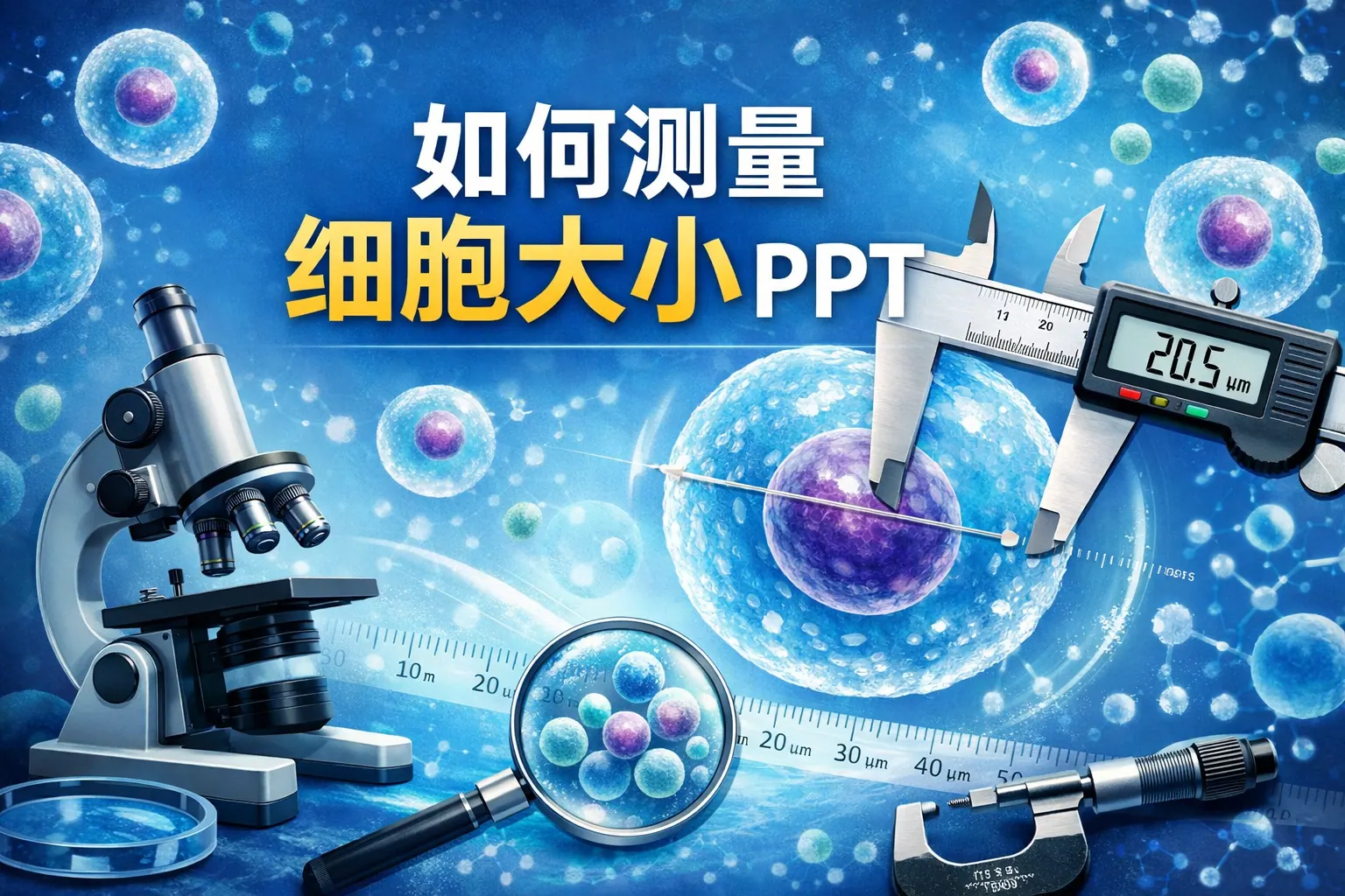 如何测量细胞大小ppt