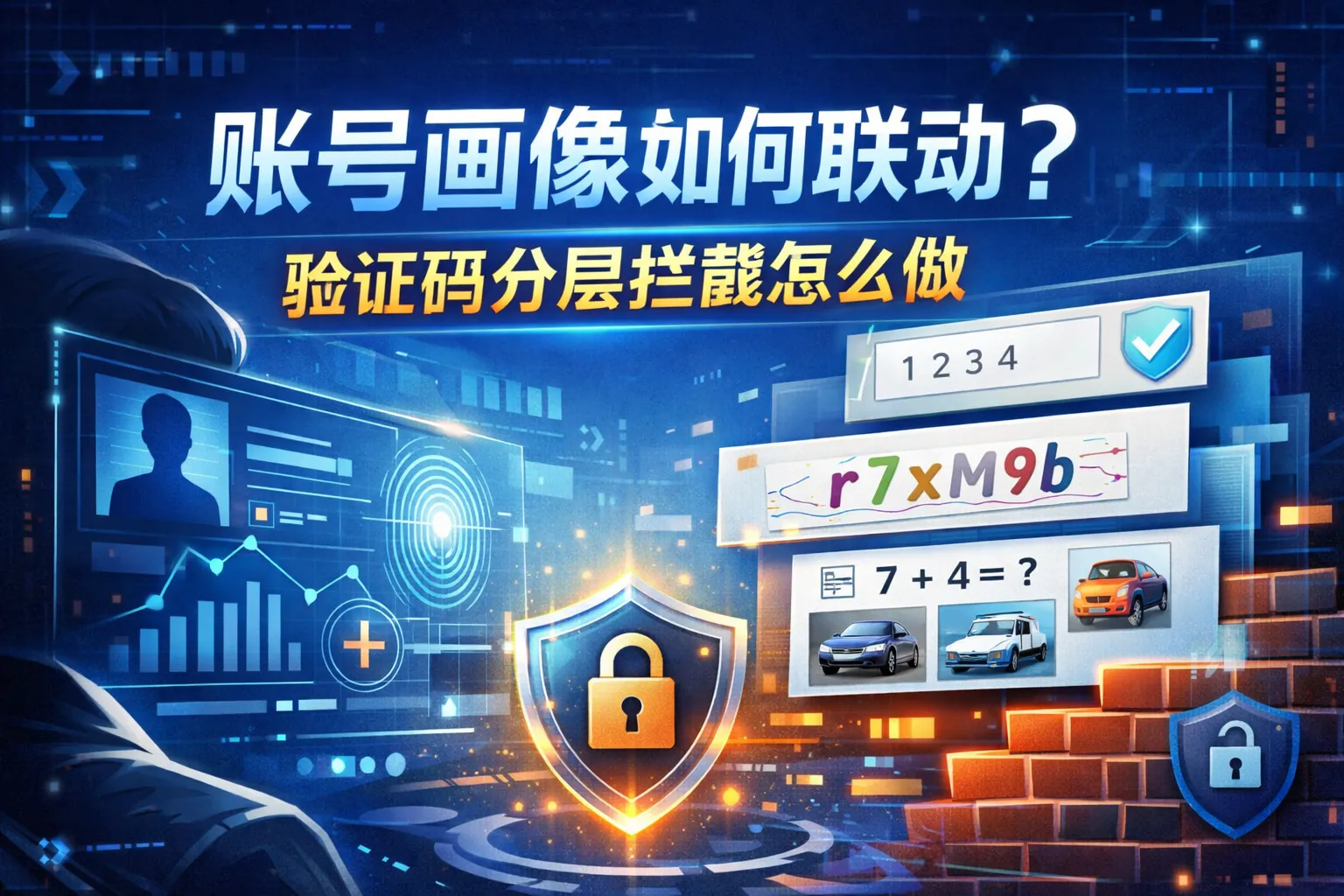 账号画像如何联动?验证码分层拦截怎么做