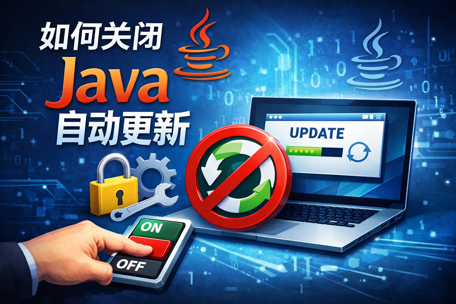 如何关闭 java自动更新