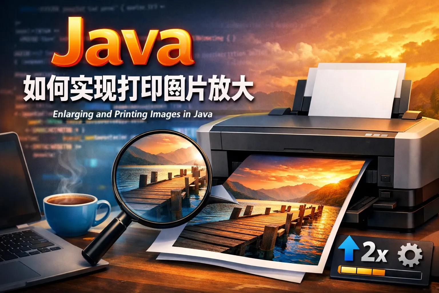 java如何实现打印图片放大