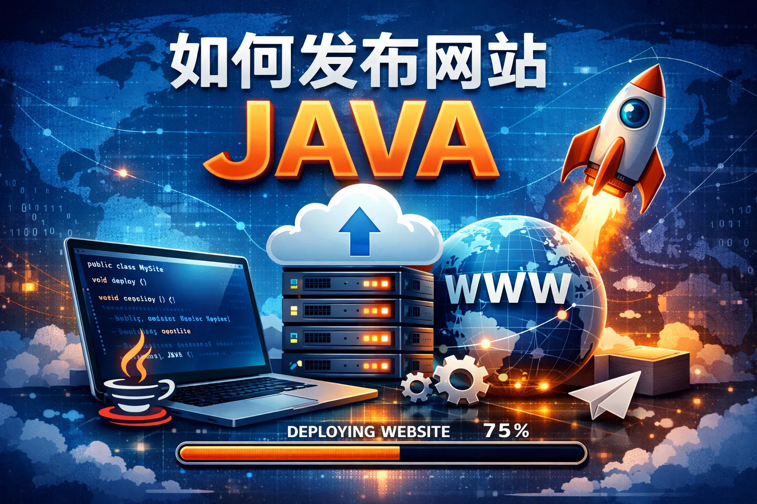 如何发布网站java