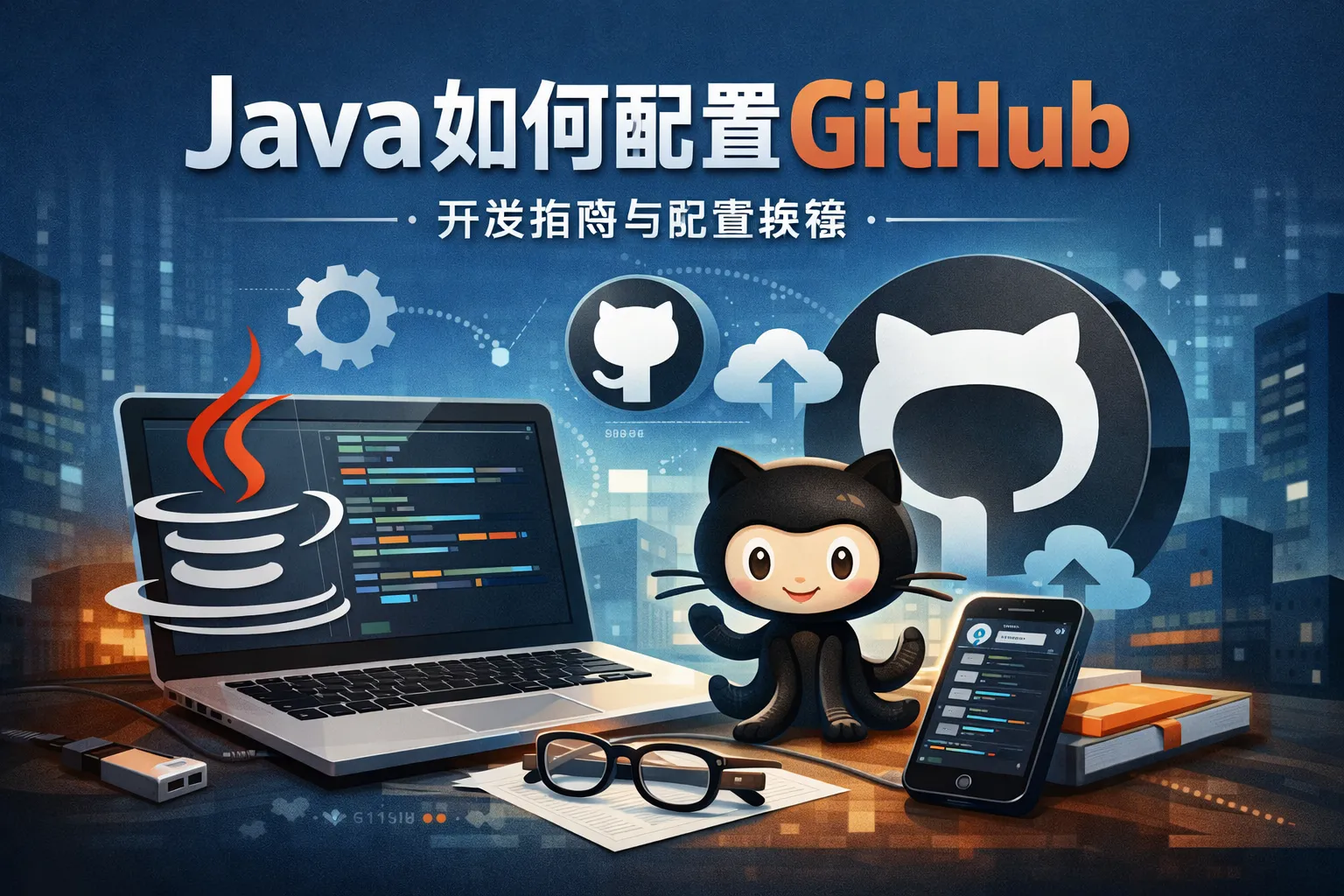 java如何配置github