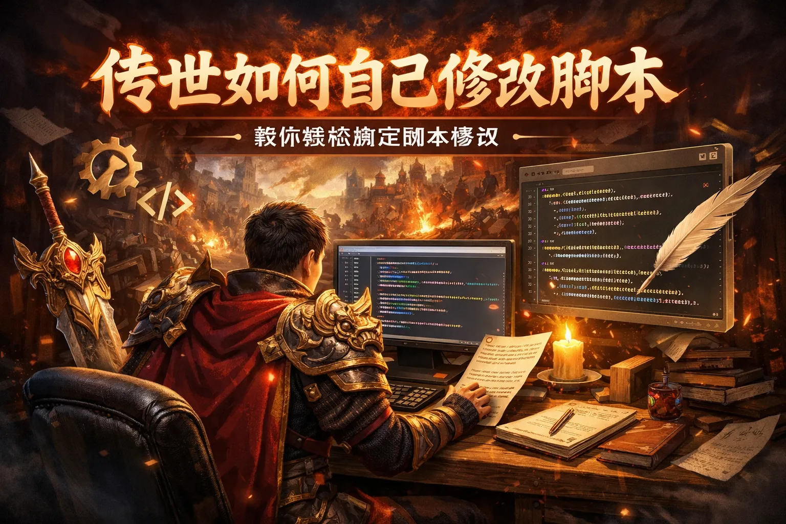 传世如何自己修改脚本