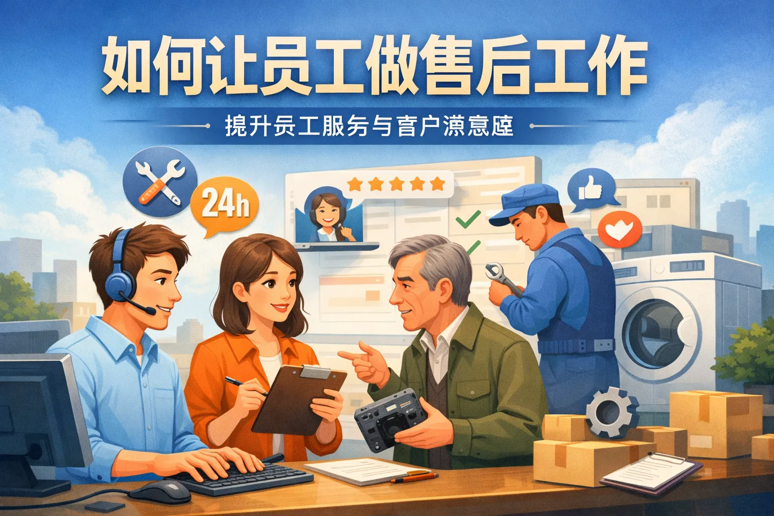 如何让员工做售后工作