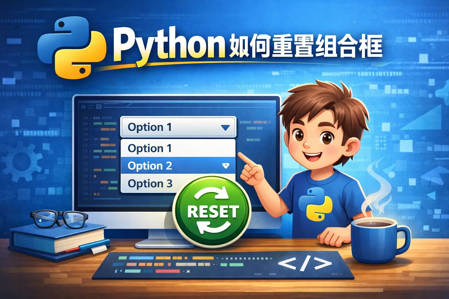 Python如何重置组合框