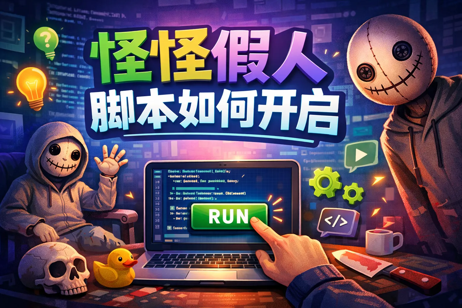 怪怪假人脚本如何开启