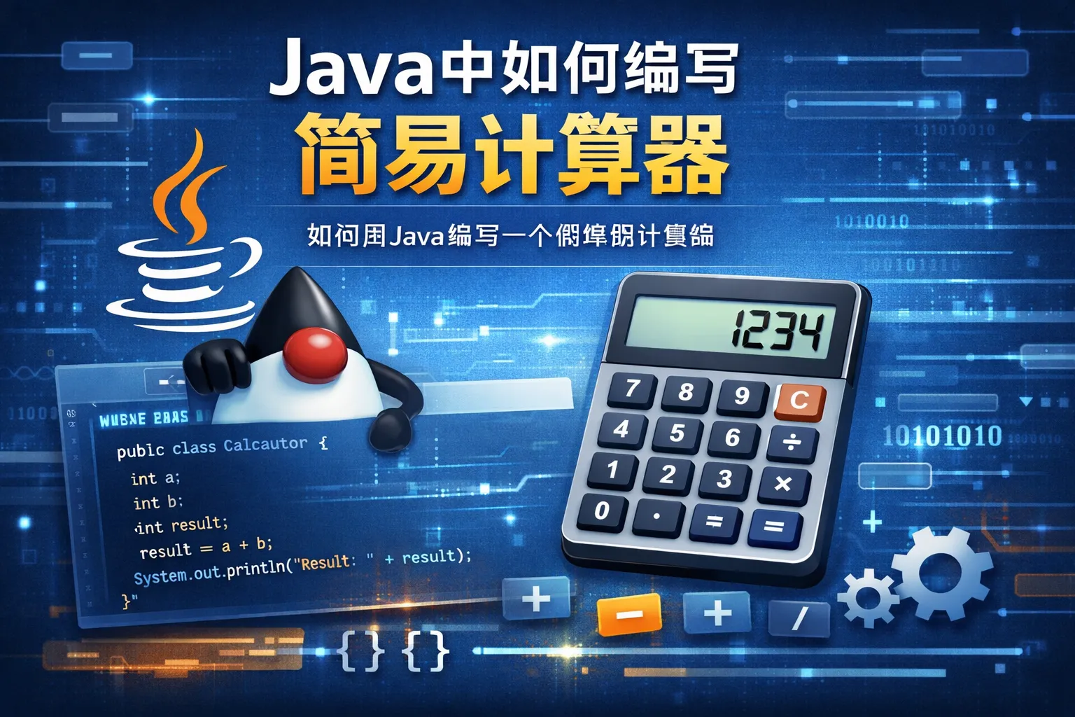 java中如何编写简易计算器