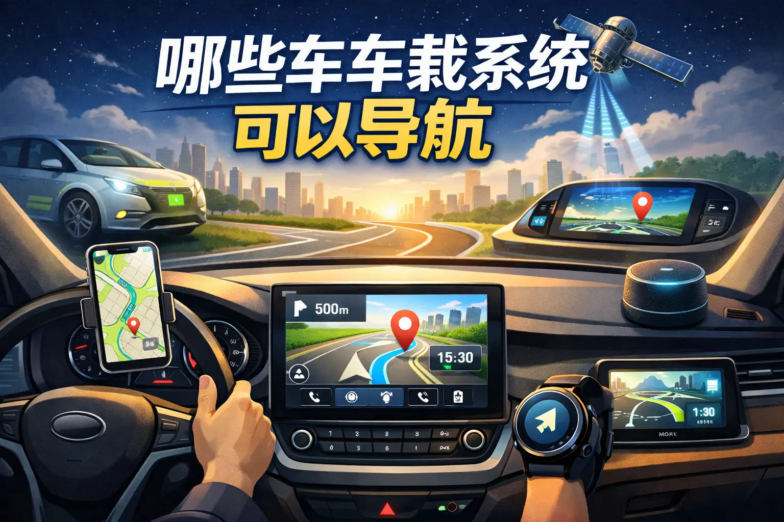 哪些车车载系统可以导航