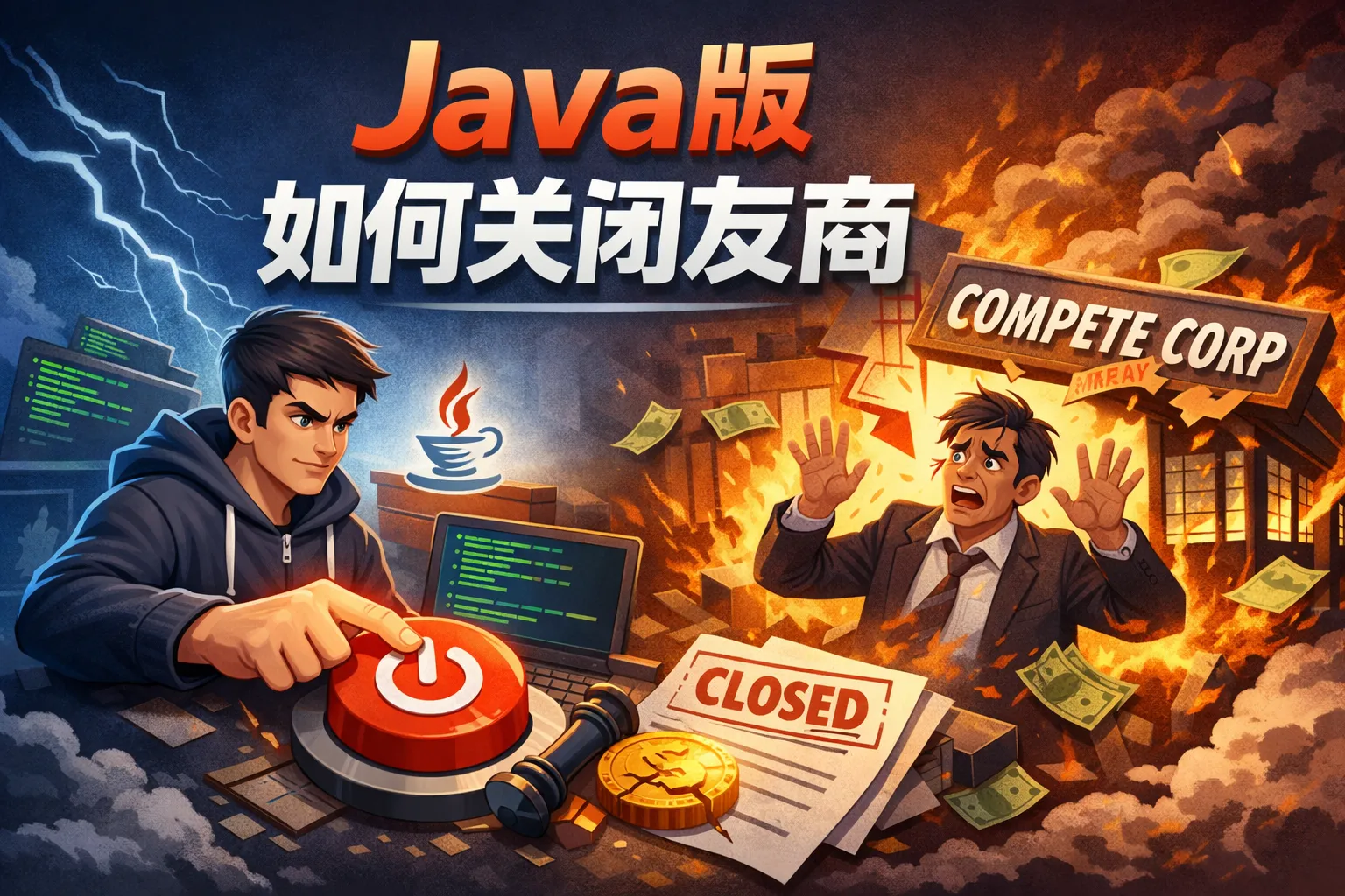 java版如何关闭友商