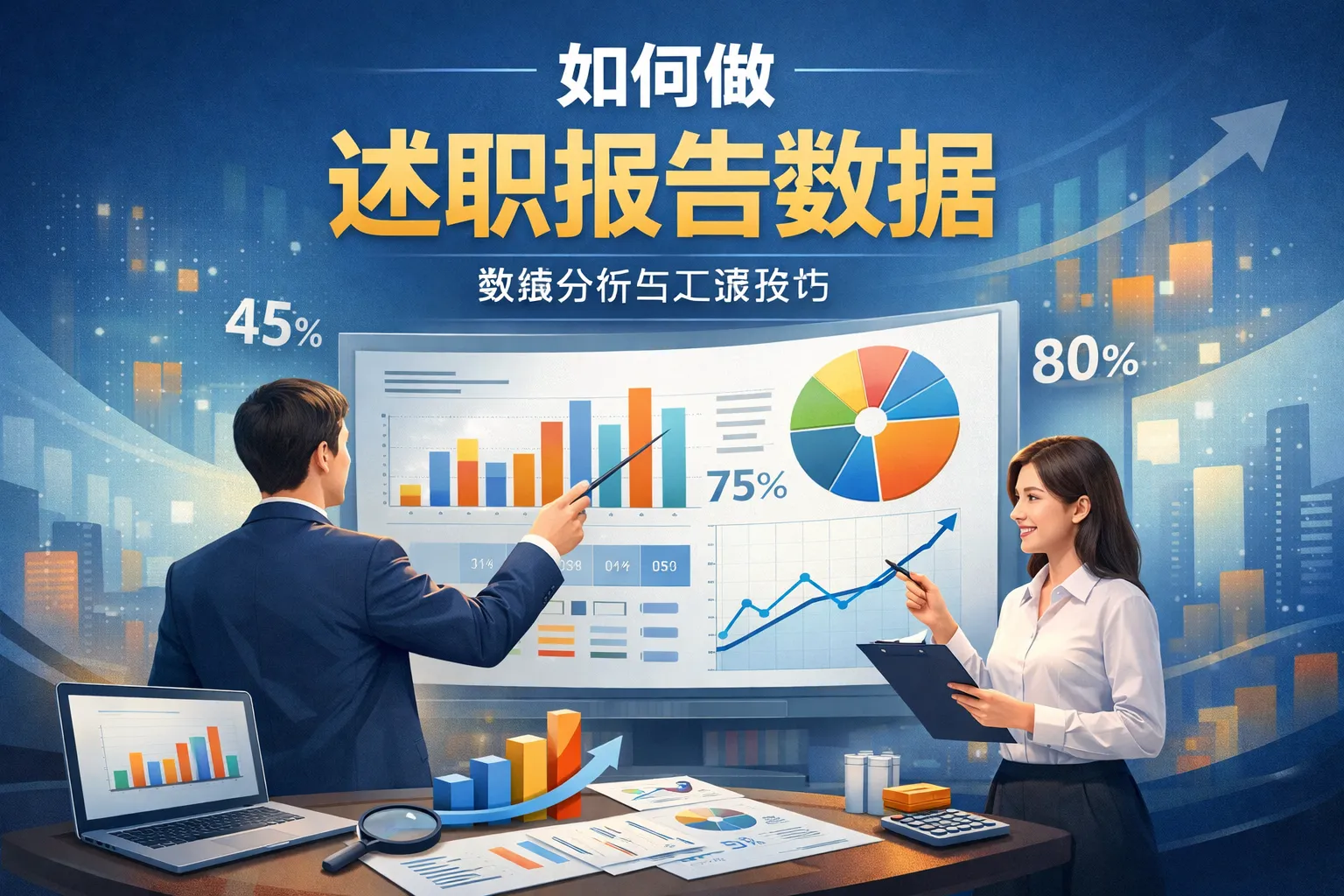 如何做述职报告数据