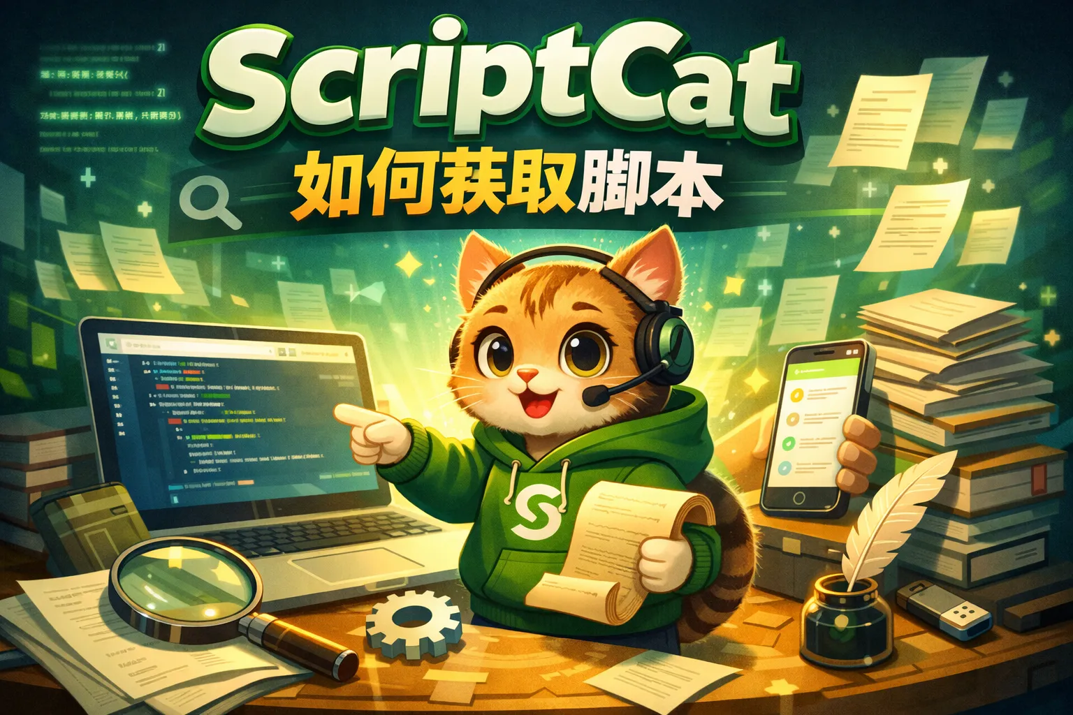 scriptcat如何获取脚本