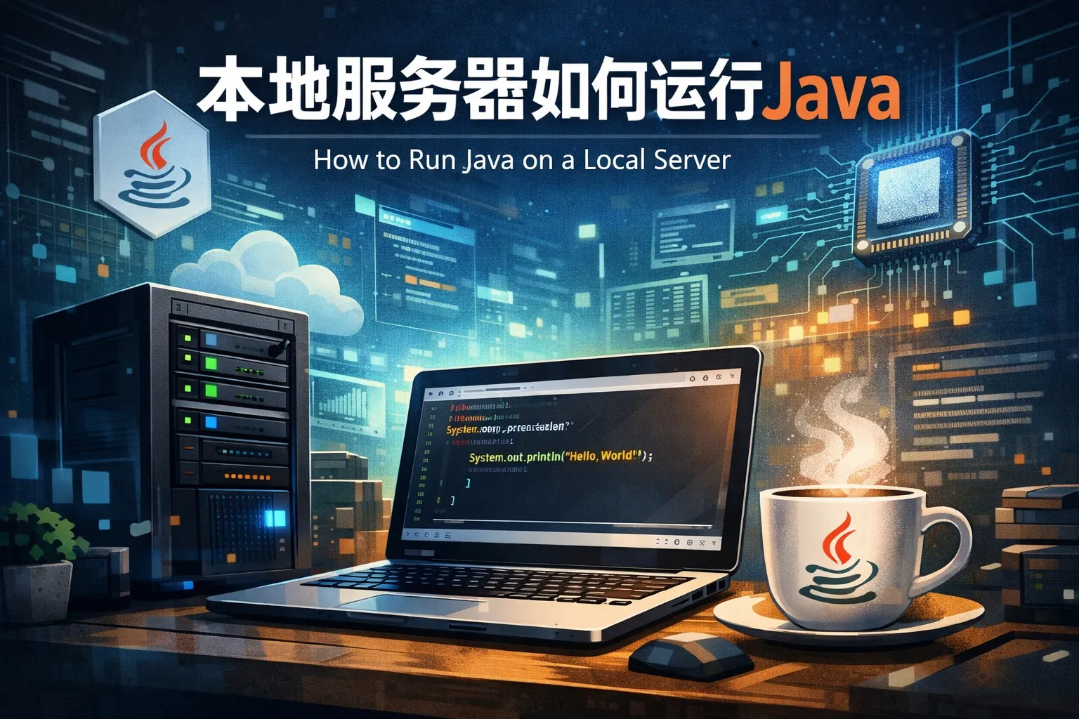 本地服务器如何运行java
