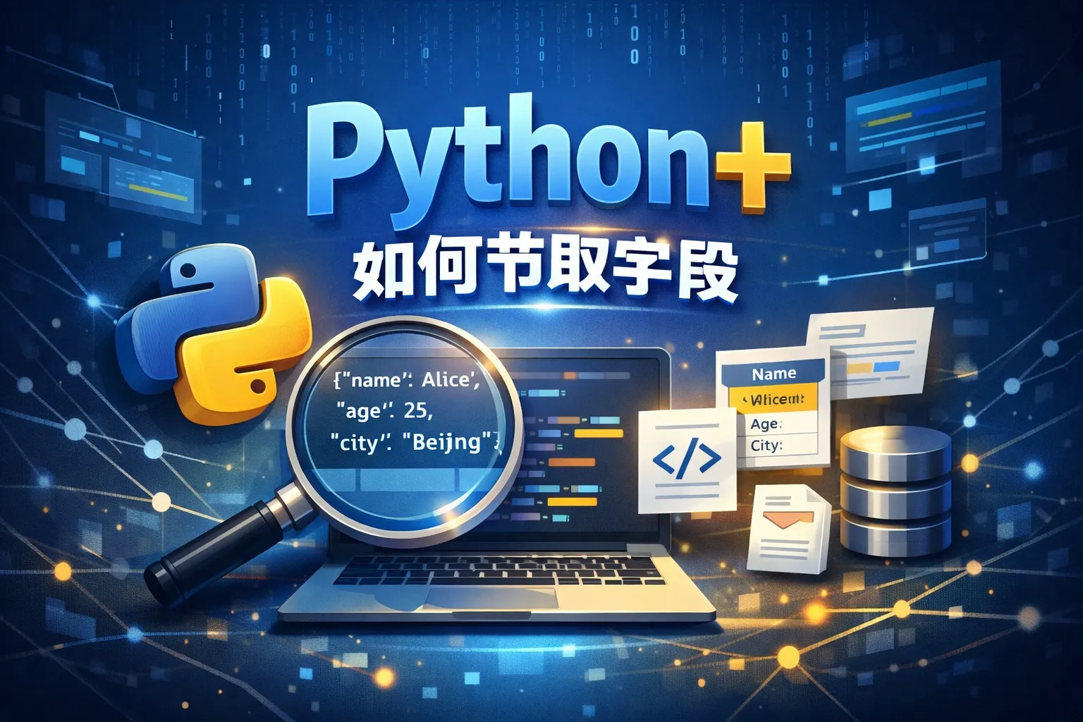 python+如何节取字段