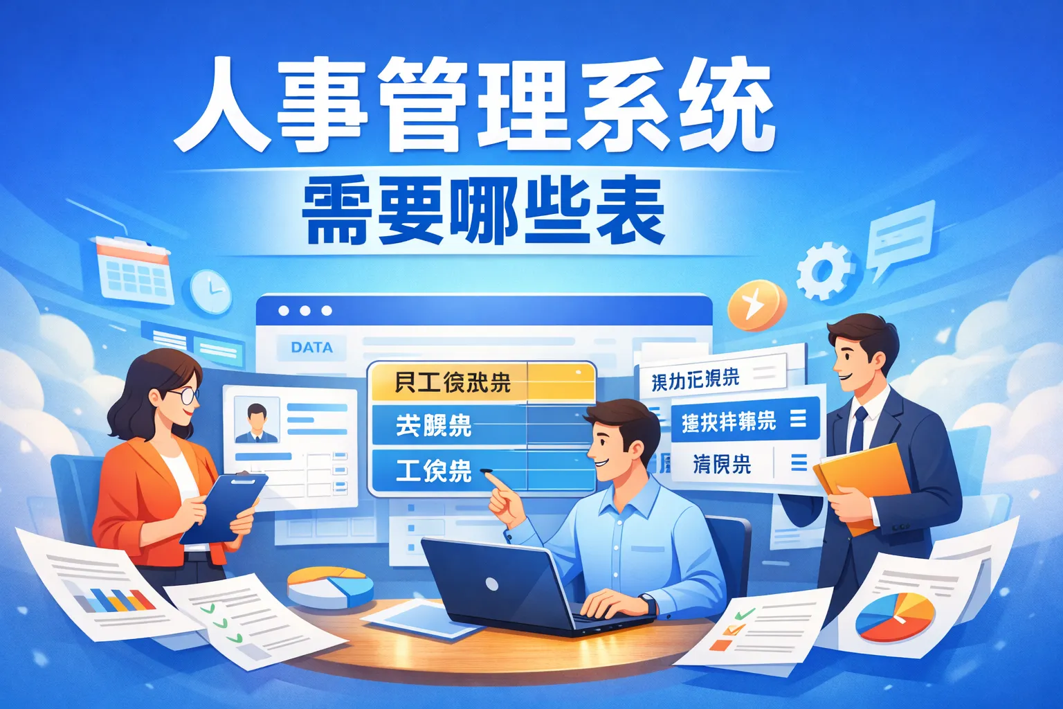 人事管理系统需要哪些表