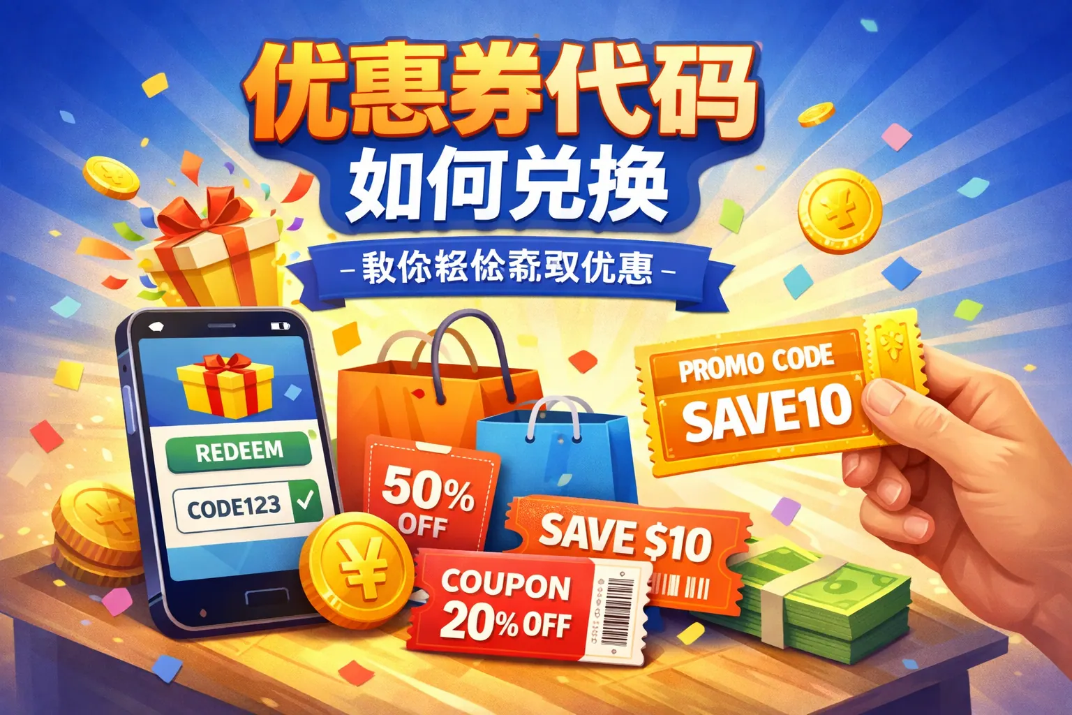 优惠券代码如何兑换