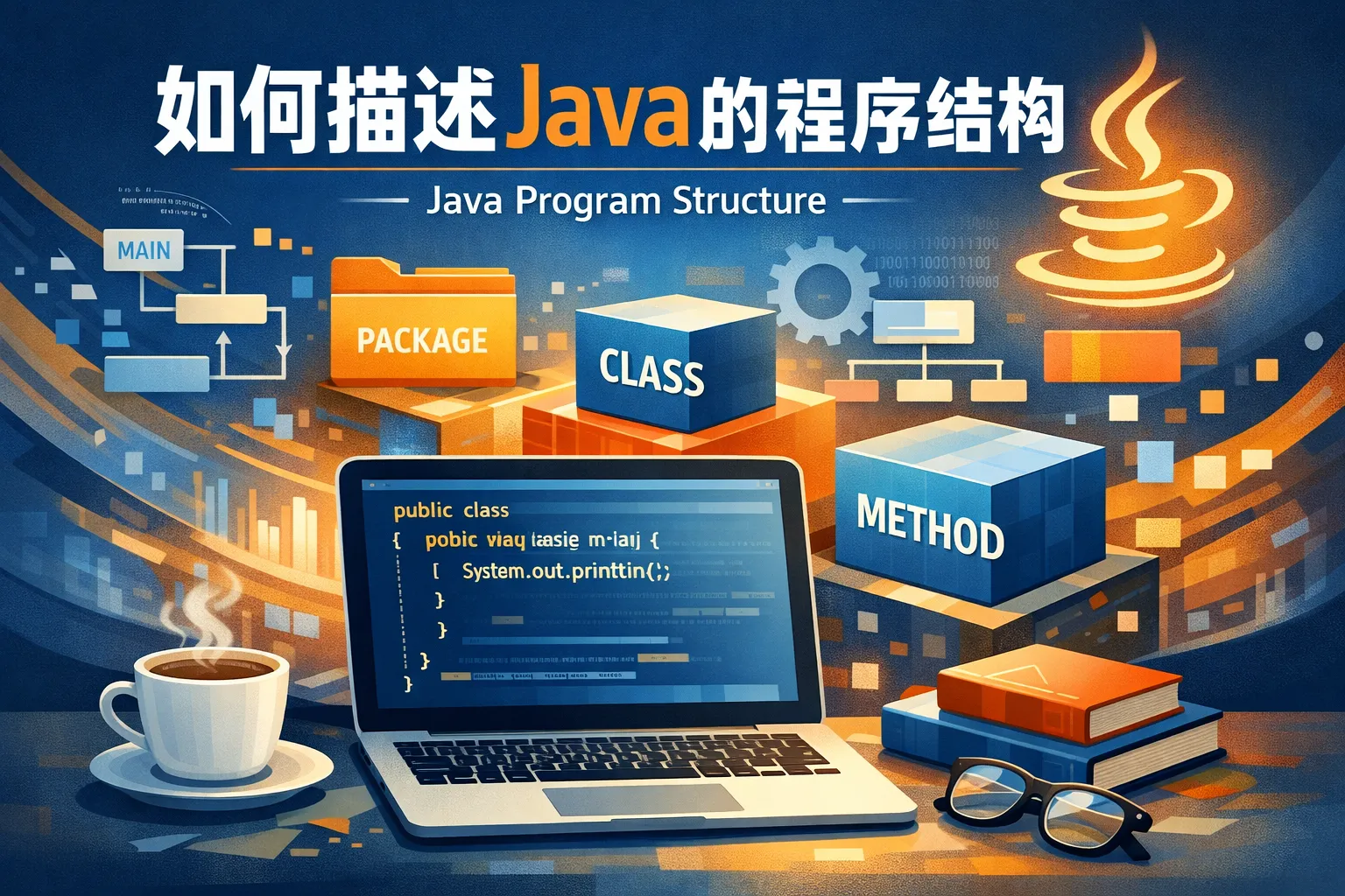 如何描述java的程序结构