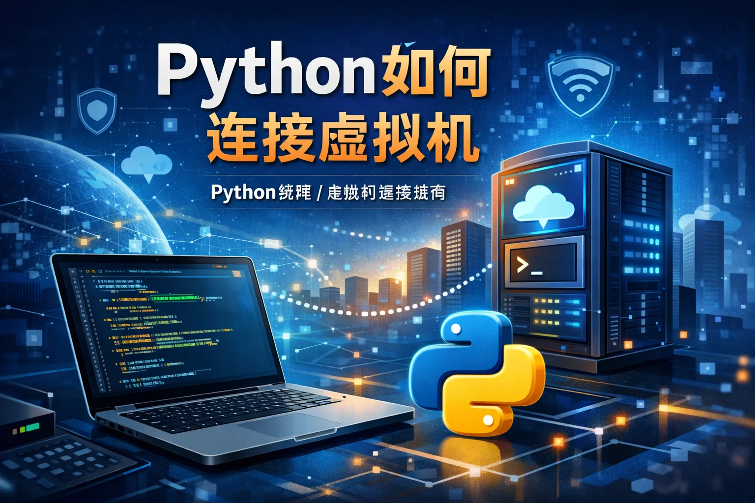 Python如何连接虚拟机