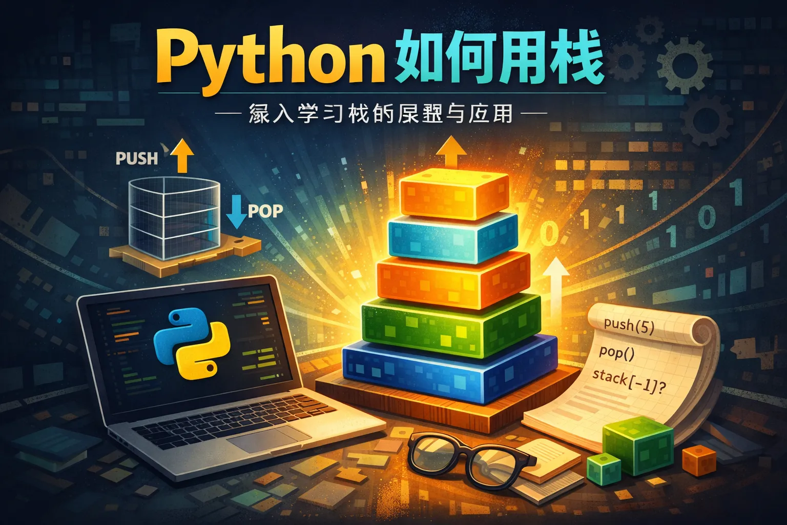python如何用栈