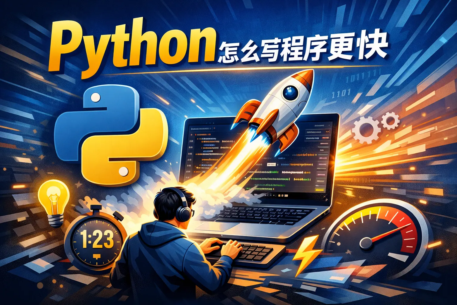 python 怎么写程序更快