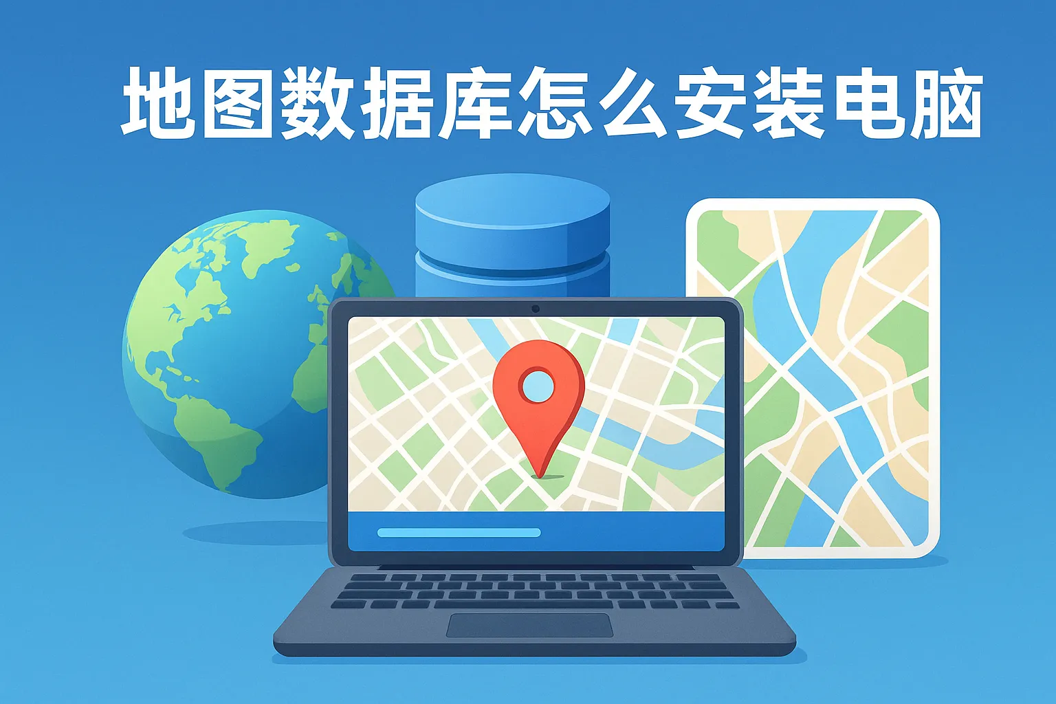 地图数据库怎么安装电脑