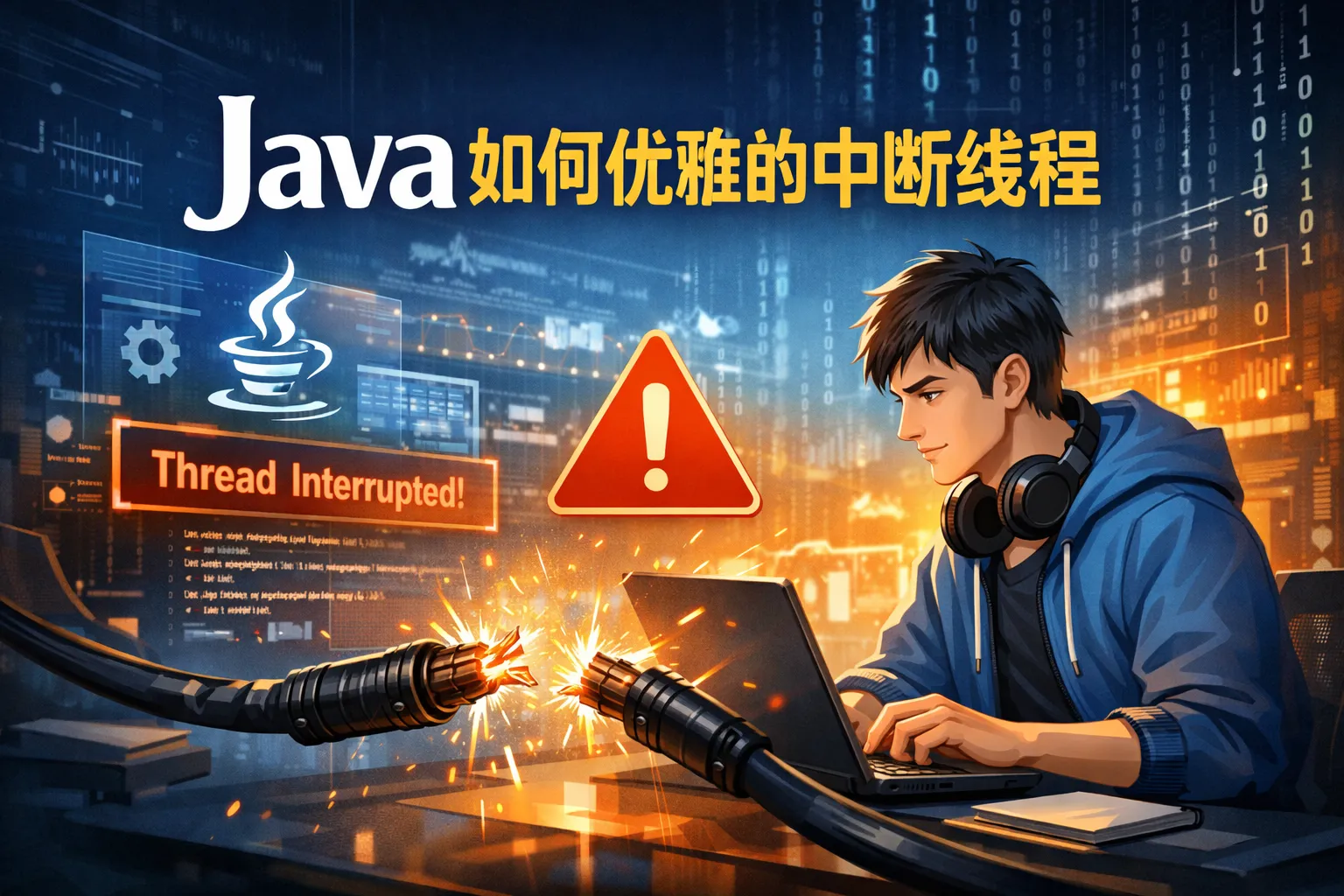 java如何优雅的中断线程
