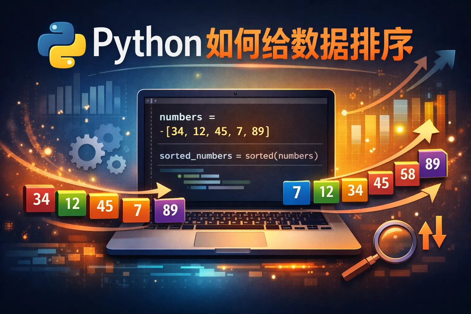 python如何给数组排序