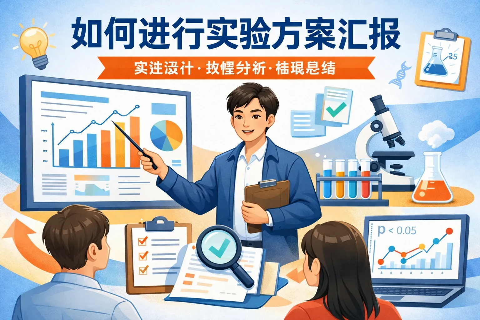 如何进行实验方案汇报
