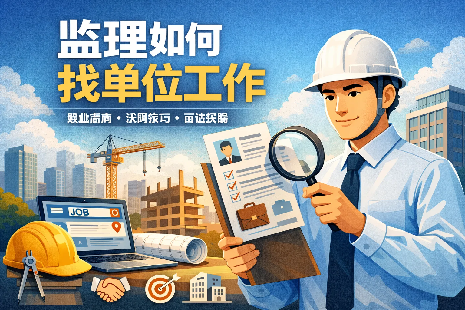 监理如何找单位工作