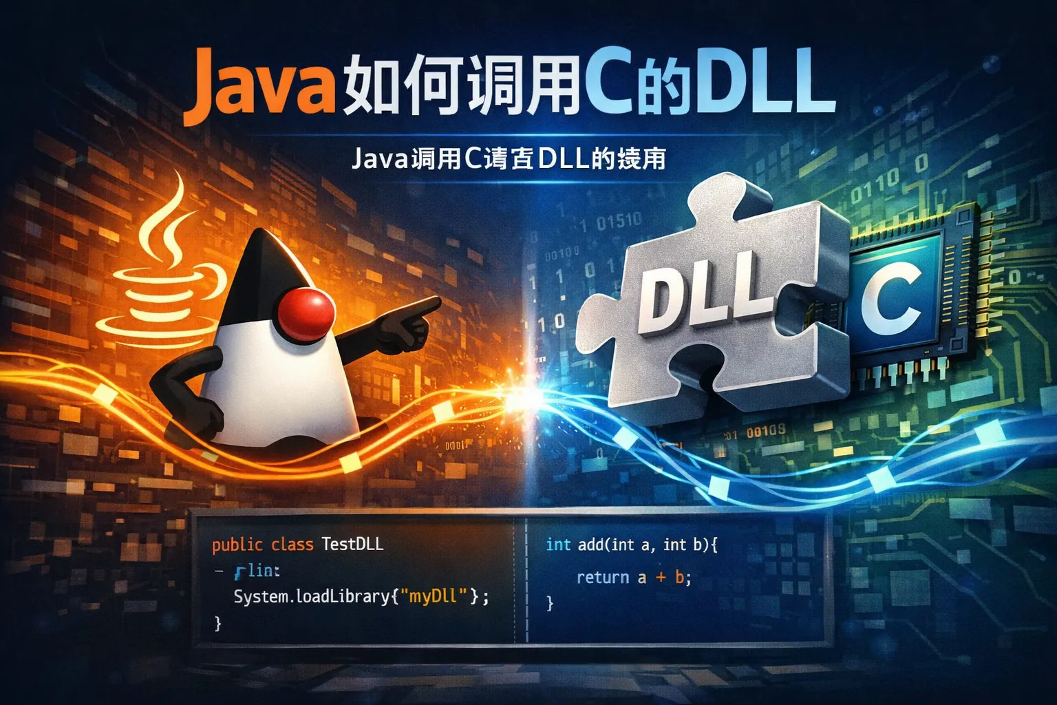 java如何调用c 的dll