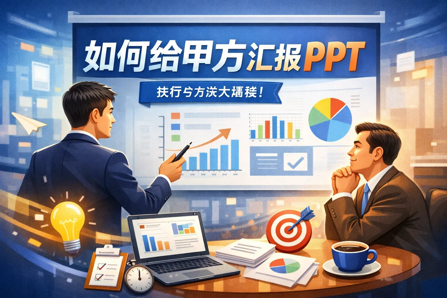 如何给甲方汇报ppt