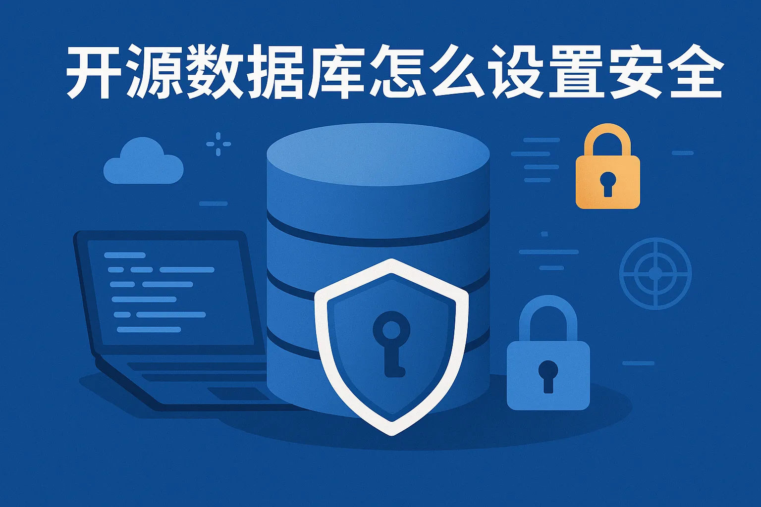 开源数据库怎么设置安全