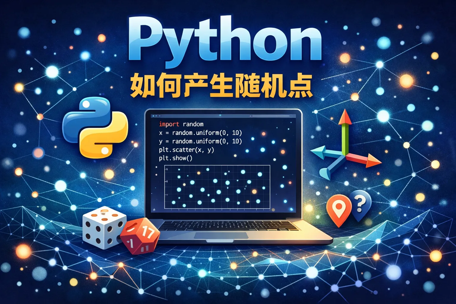 python如何产生随机点