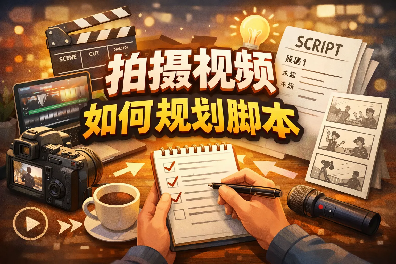 拍摄视频如何规划脚本