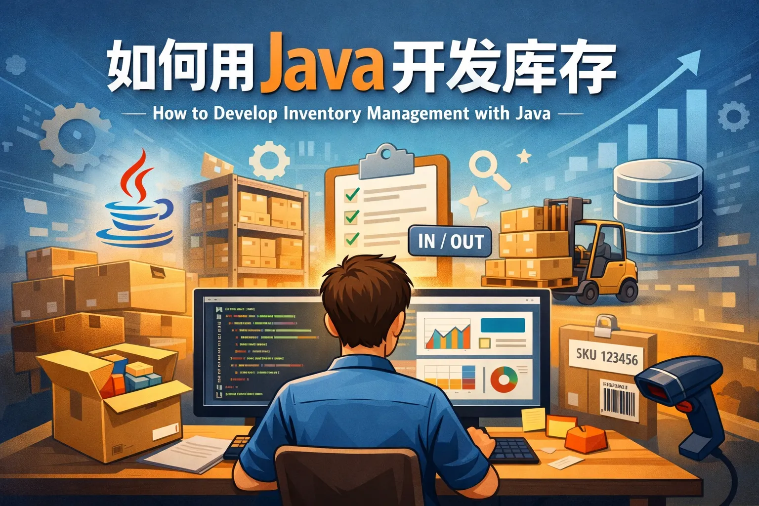 如何用java开发库存
