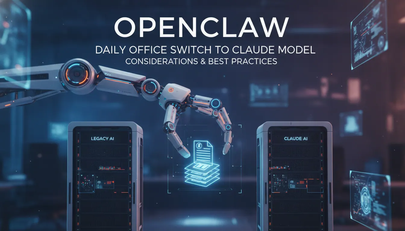 OpenClaw日常办公切换到Claude模型的注意事项