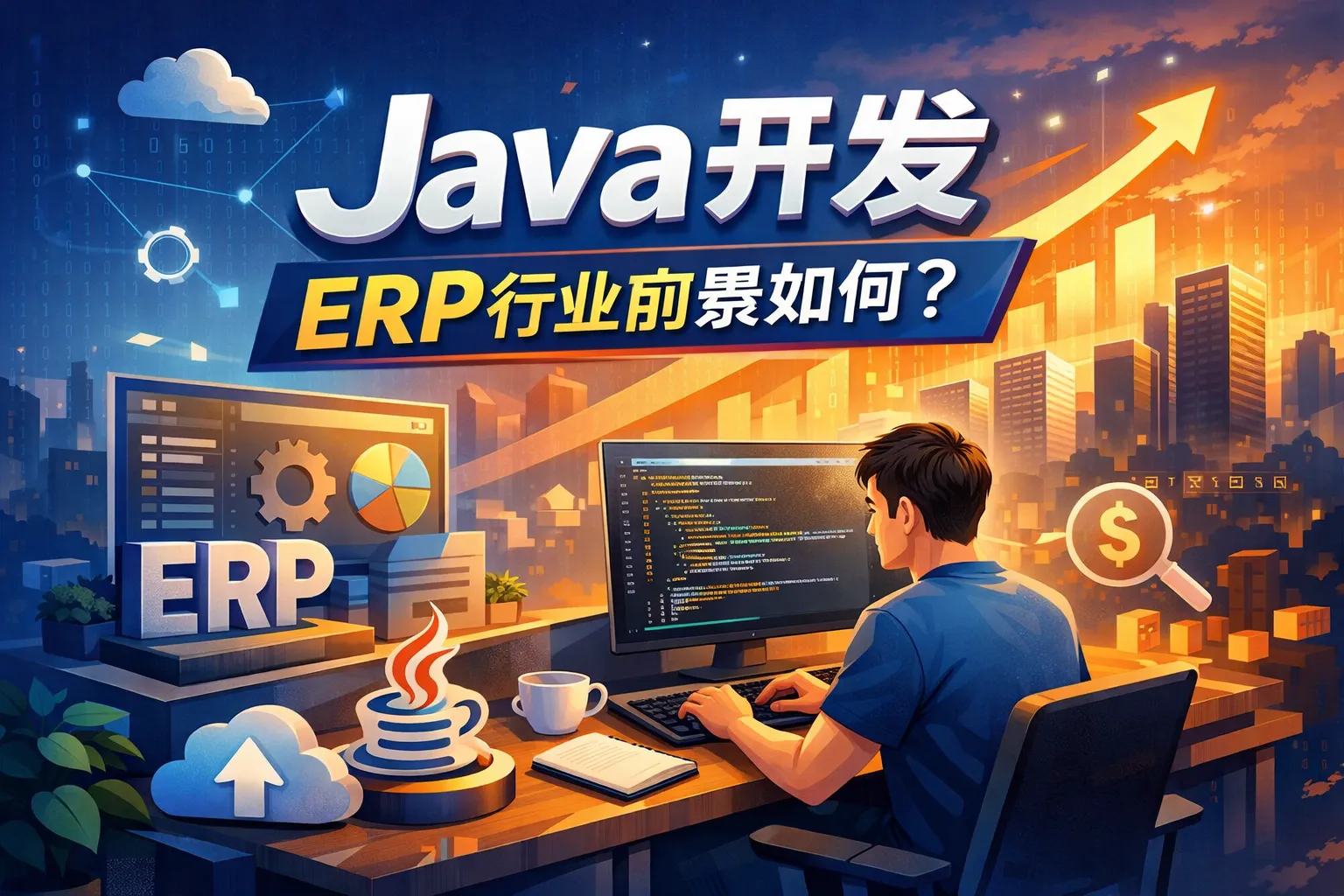 java开发erp行业前景如何