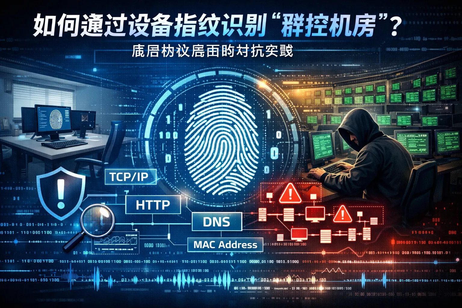 如何通过设备指纹识别“群控机房”?底层协议层面的对抗实践