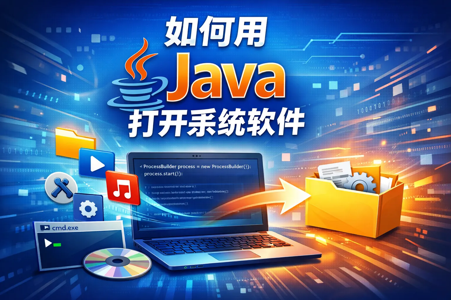 如何用java打开系统软件