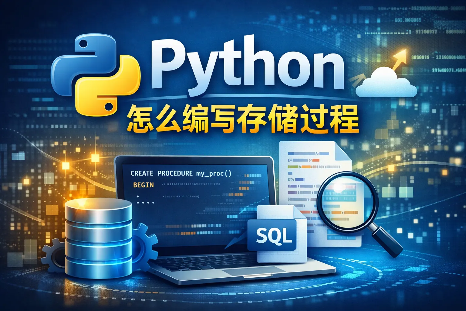 python怎么编写存储过程
