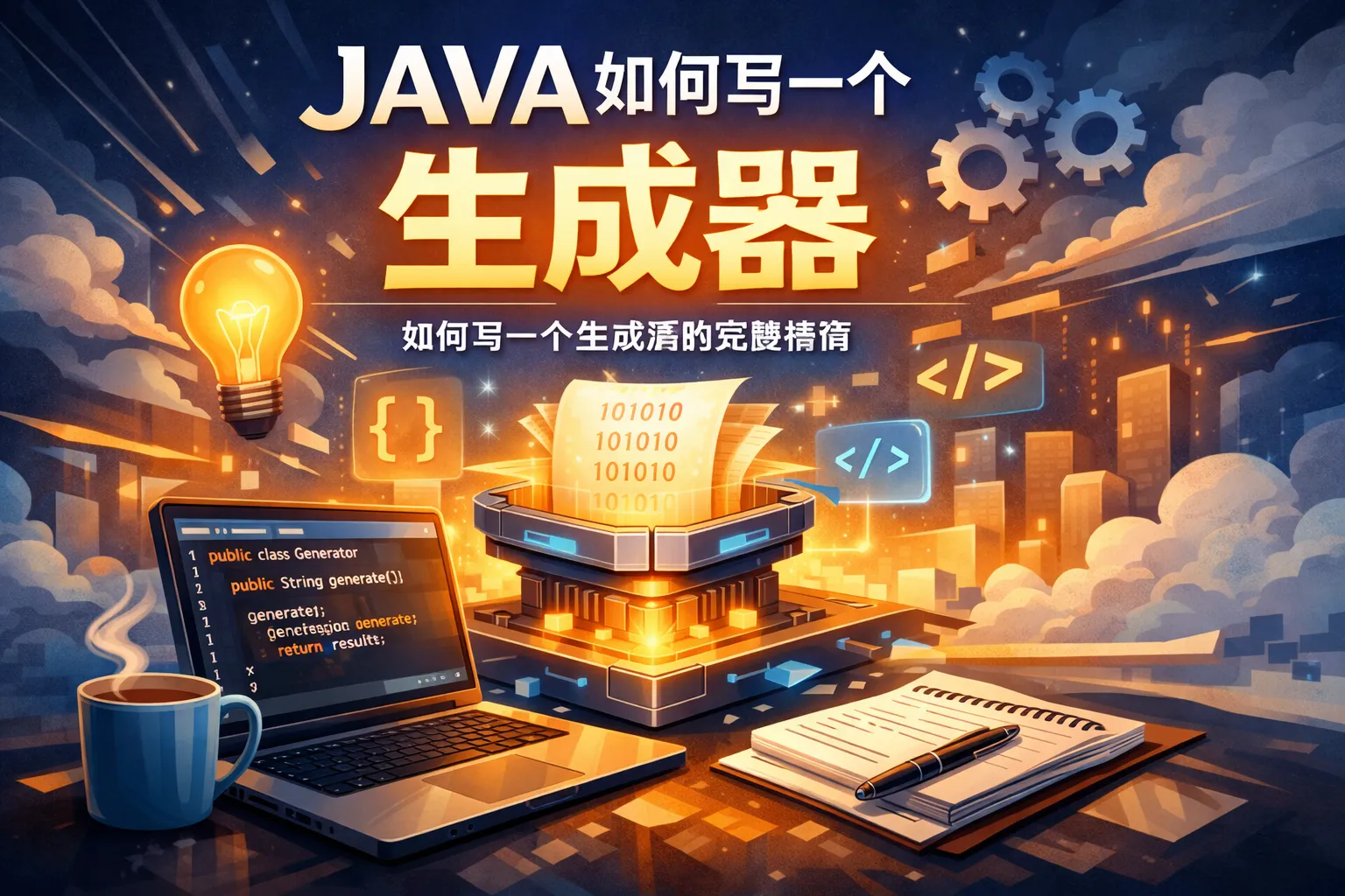 JAVA如何写一个